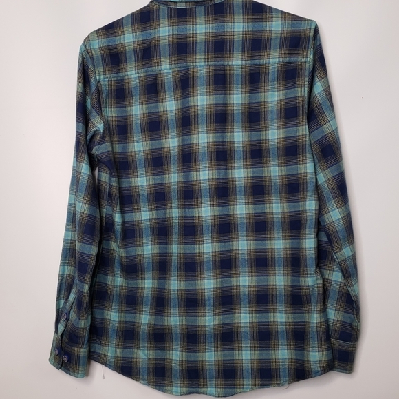 DIXXON The Pende Jo Blue Green Yellow Plaid Shirt Pearl Snap Close Women… - Picture 8 of 16